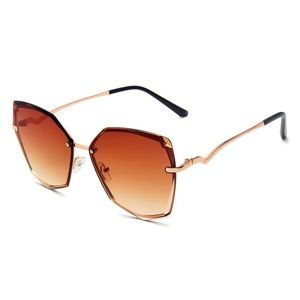 Brown Gradient Sunglasses